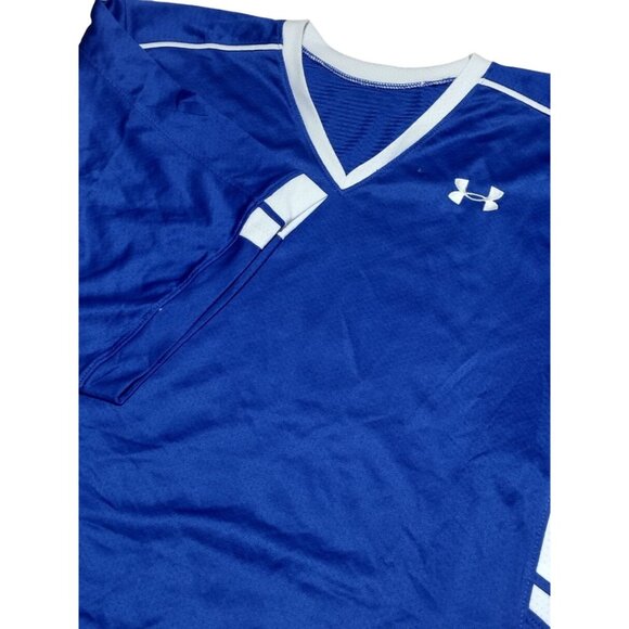 Under Armour Men's‎ Match 2.0 Soccer Jersey Short Sleeve Blue Small - Picture 1 of 5